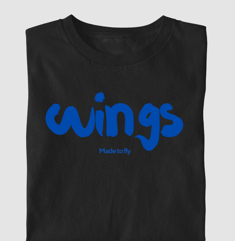 Camiseta Infantil Algodão com Estampa WINGS Made to Fly – BeJoe