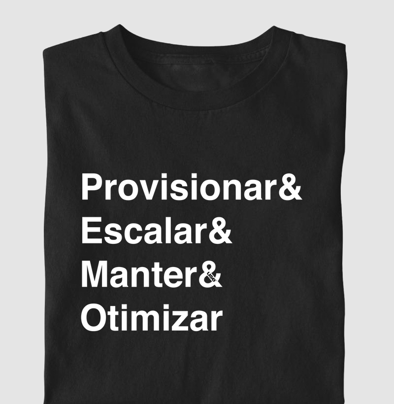 “Provisionar & Escalar & Manter & Otimizar” T.I