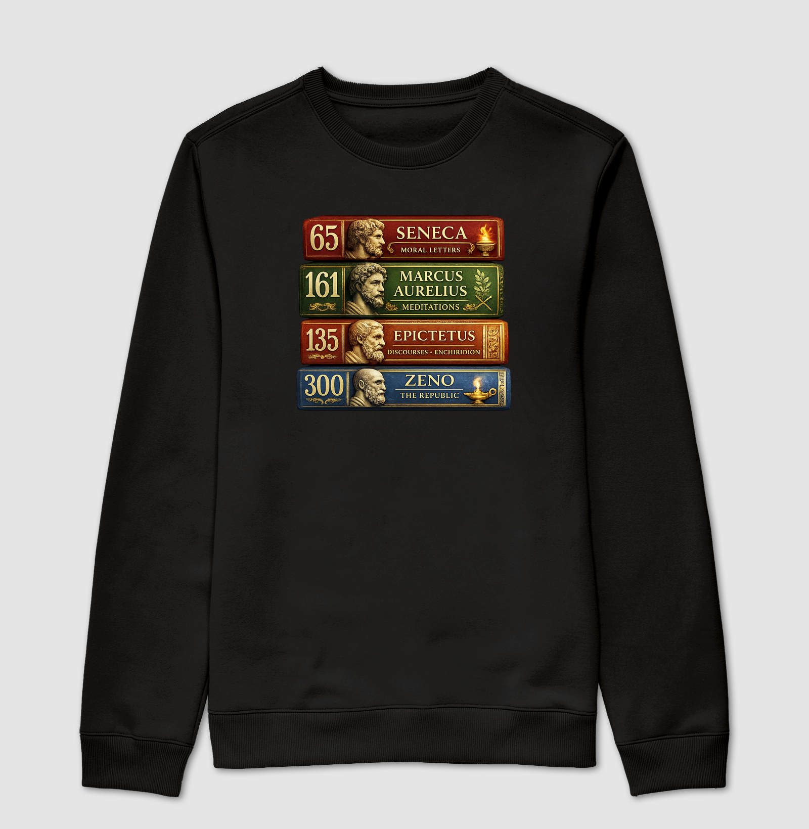 Camiseta Estoicismo "Stoic Library"