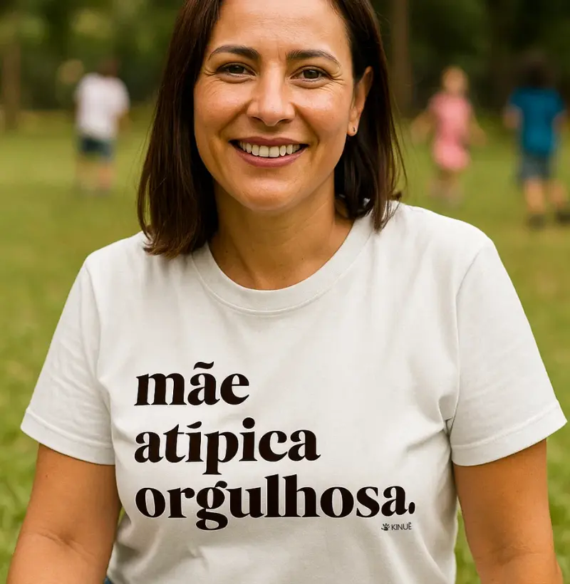 Mãe atípica orgulhosa