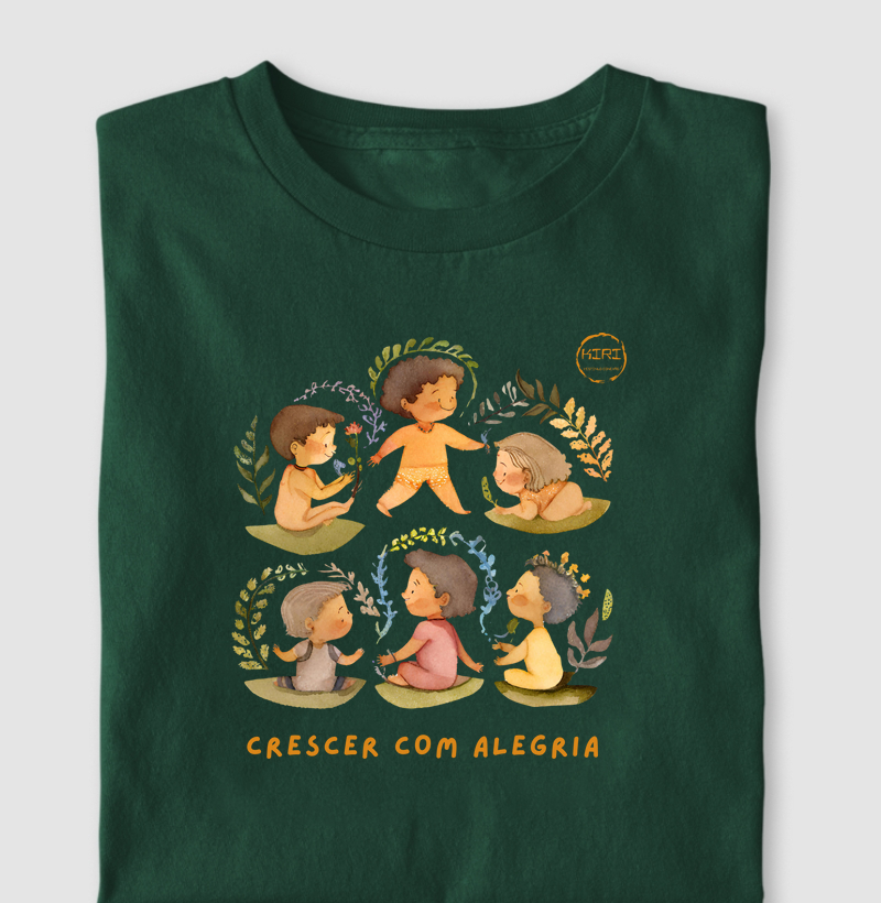 Camiseta KIRI - Crescer com Alegria