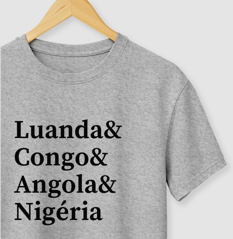 Camiseta Original Eu vim de lá - África