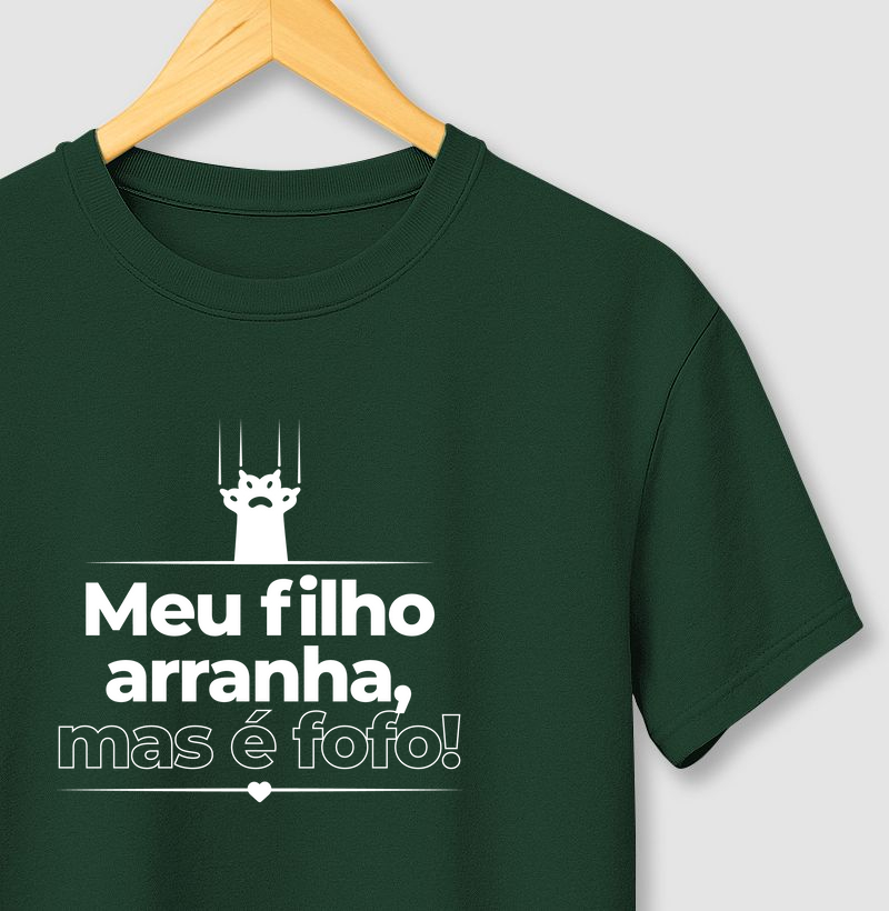 Meu filho arranha, mas é fofo!