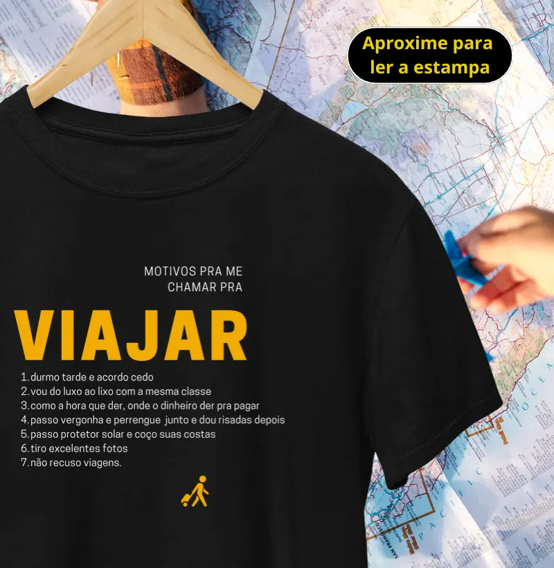 Motivos pra me chamar pra viajar...