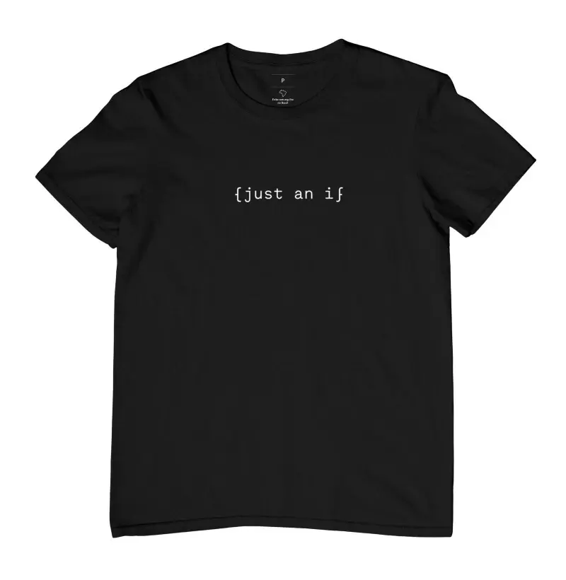 camiseta just an if - masculino