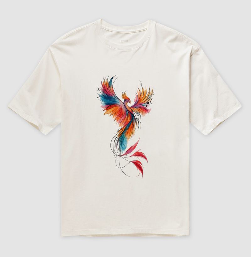 Fênix em Aquarela