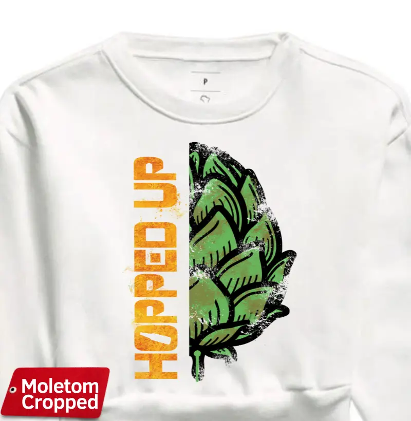 Moletom Cropped Hopped Up