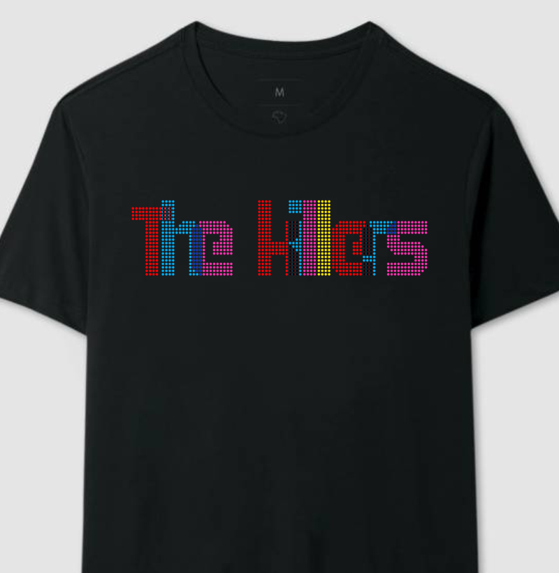 The Killers – Estilo Neon Retrô