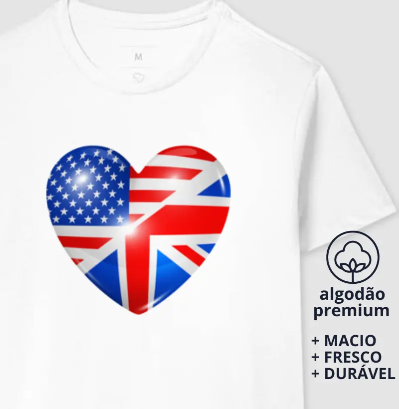 Camiseta Língua Inglesa