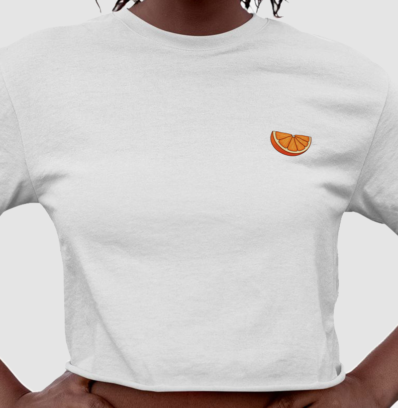 cropped coleção fresh - laranja