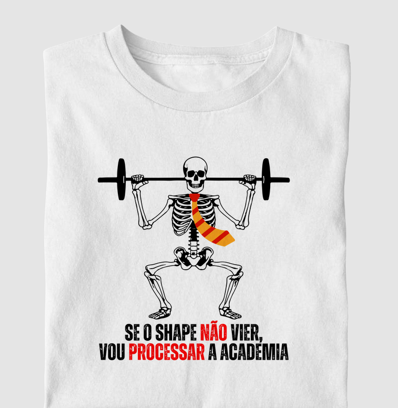 Vou processar a academia