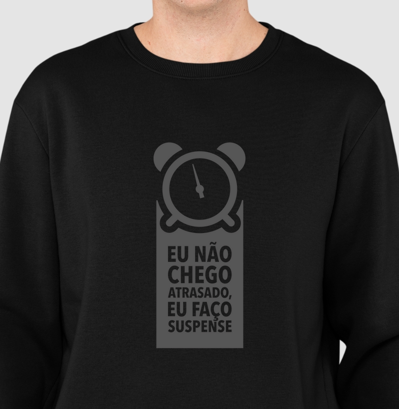 Não me atraso, faço suspense