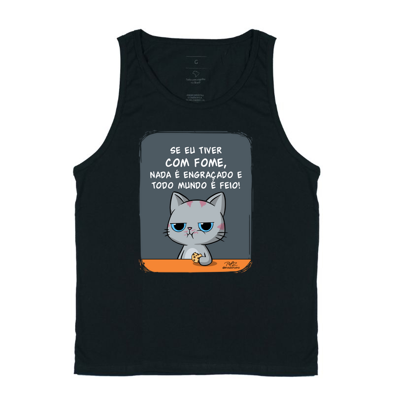 Camiseta Gato Sincero Fome