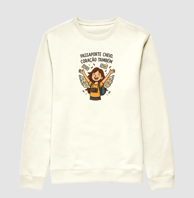 Passaporte cheio. Coração também!