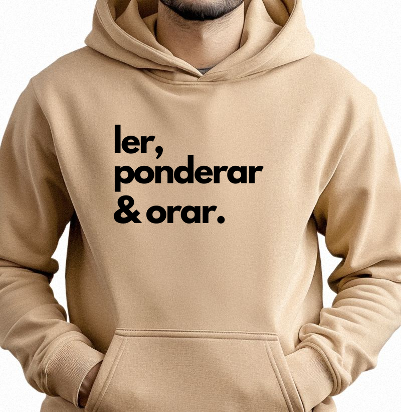 Ler, ponderar & orar - preto