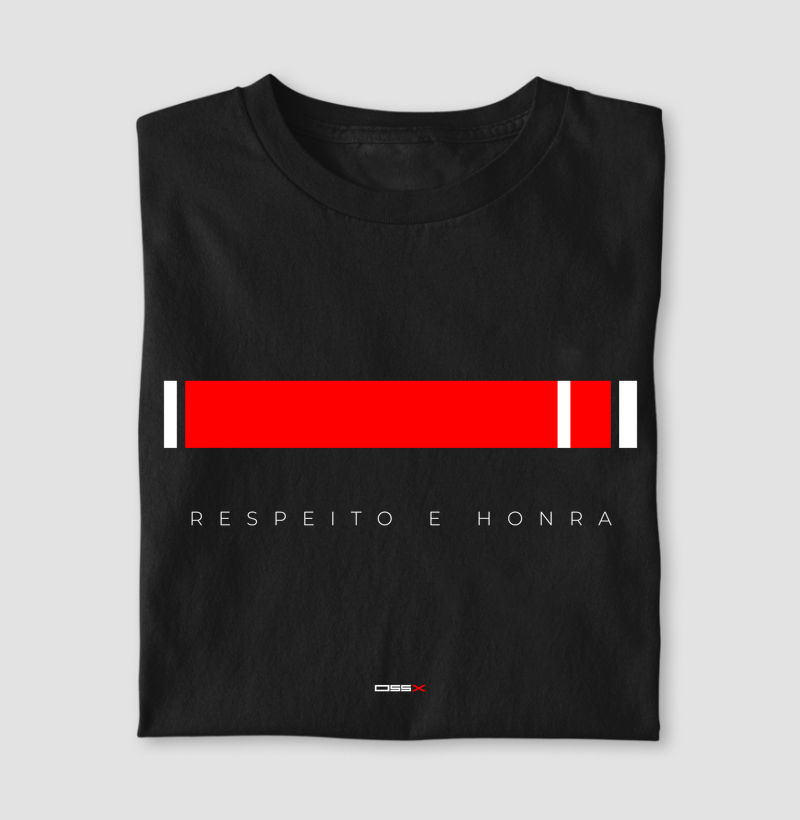 Camiseta Respeito e Honra Grau 1 | Jiu Jitsu | OSSX