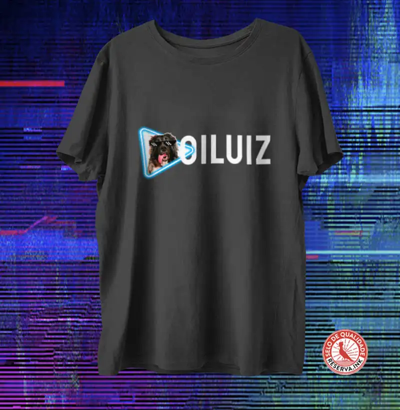 T Shirt Oficial Canal OI LUIZ