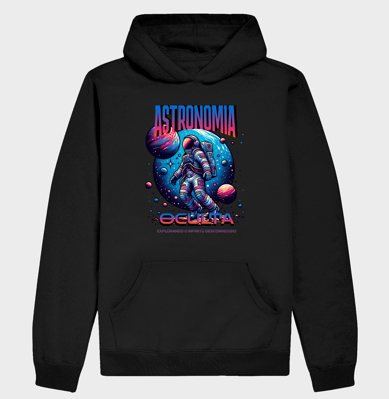Camiseta Astronomia Oculta – Explorando o Infinito Desconhecido