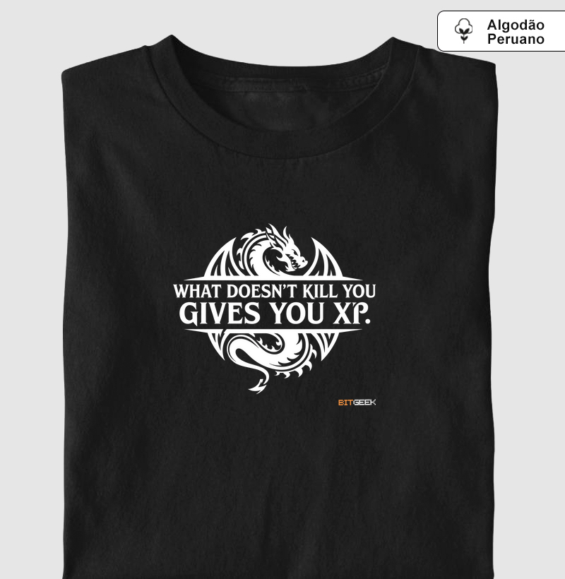 Camiseta Algodão Peruano Gives You XP