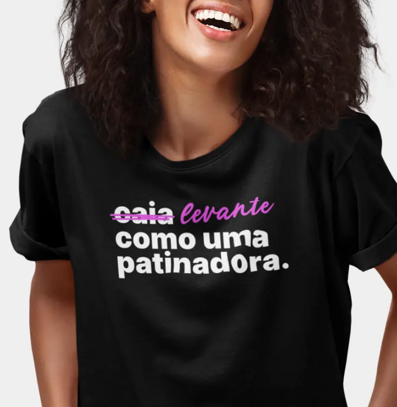 Levante como uma patinadora