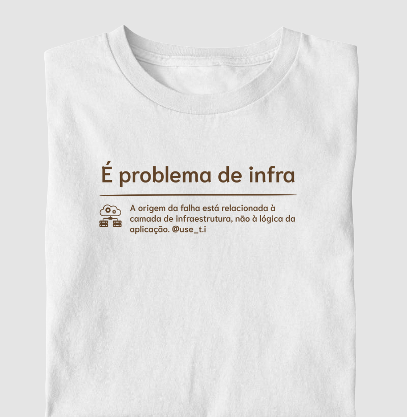 É problema de infra - Descrição