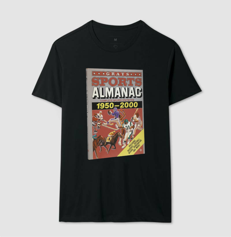 Camiseta ALMANAQUE DE ESPORTES 1950 - 2000