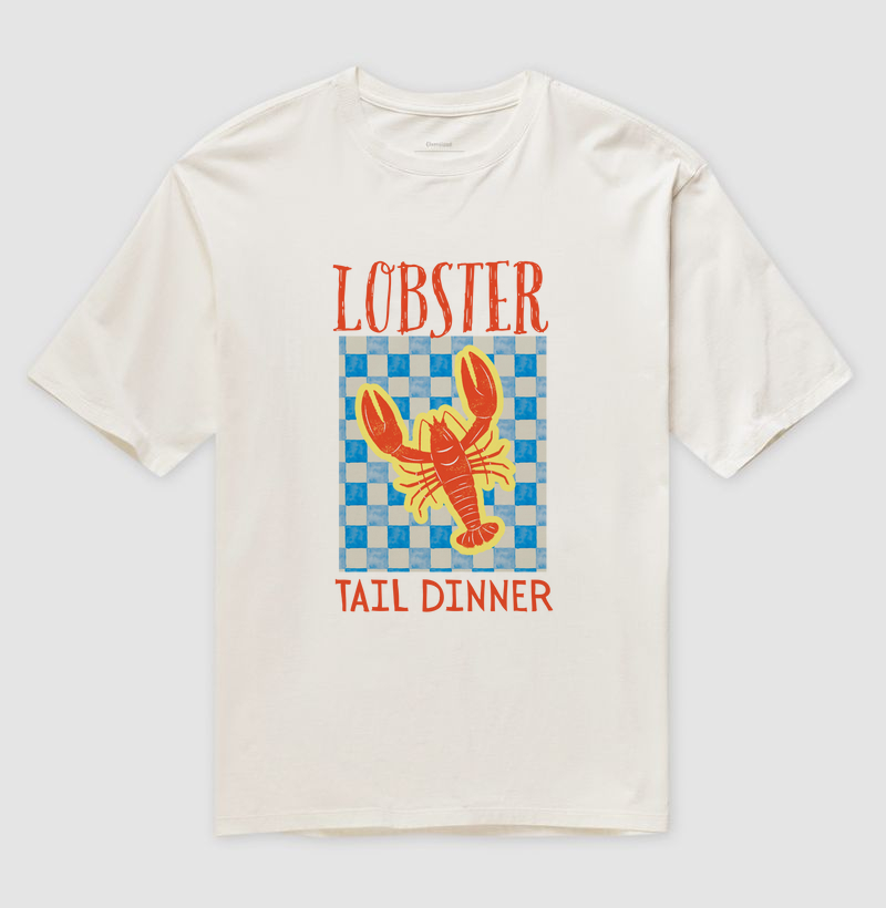 Camiseta Oversized Lobster