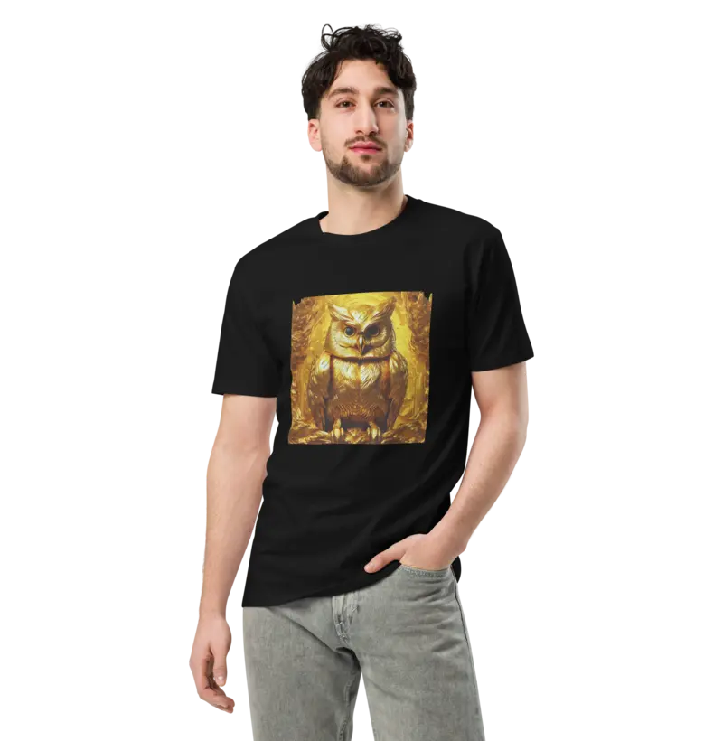 Camiseta Arquétipo Coruja de ouro