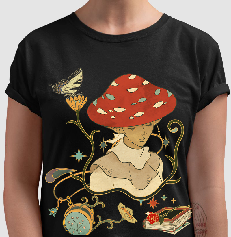 Camiseta ReservaINK Garden Girl