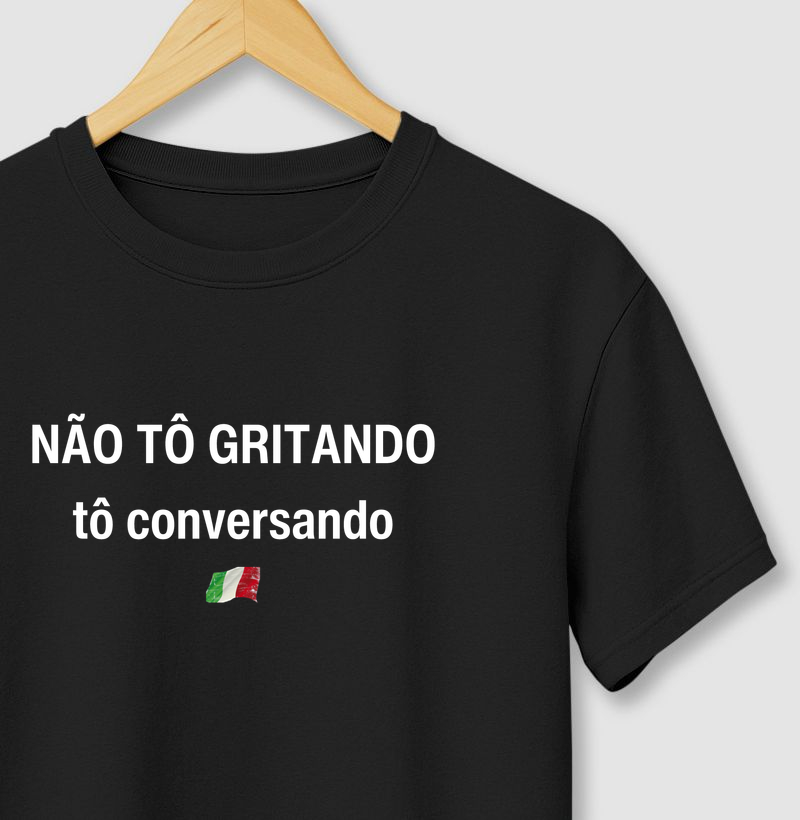Não tô gritando, tô conversando!