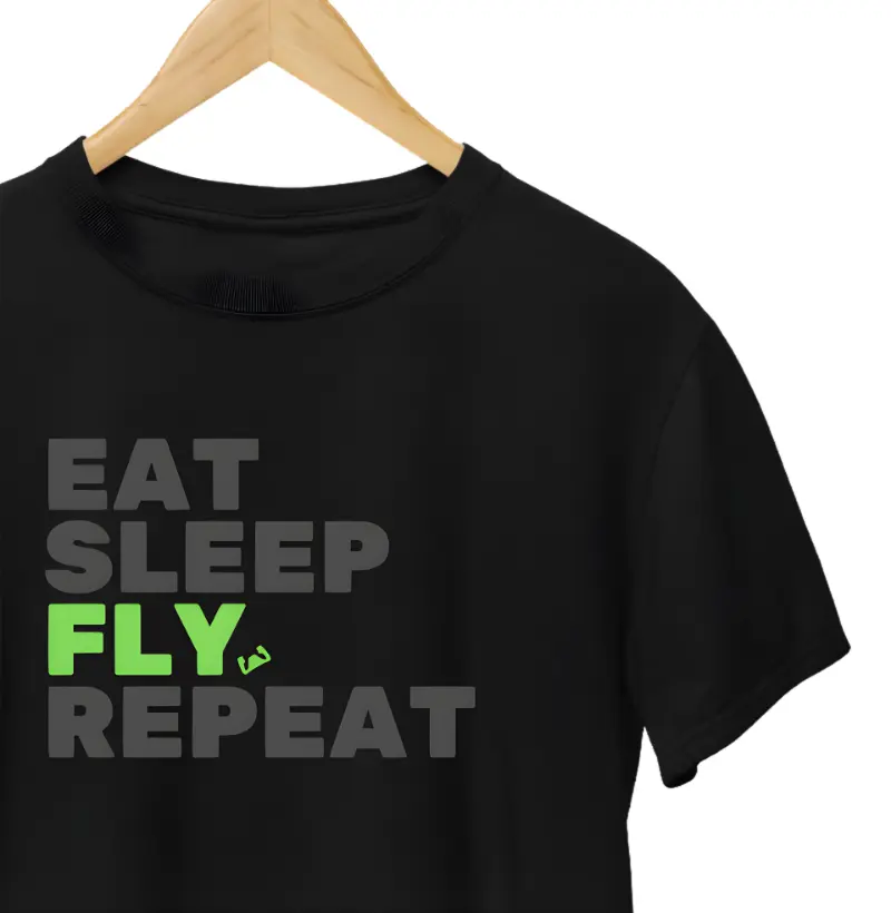 Eat, Sleep, Fly, Repeat - Green