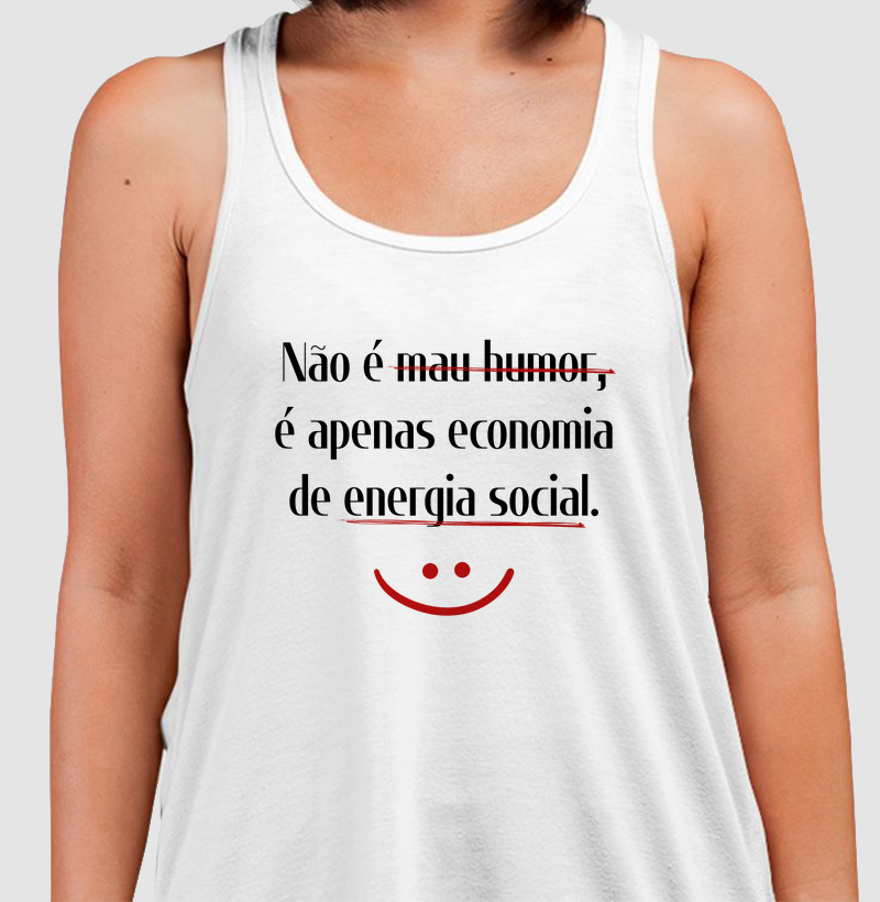 Não é Mau Humor, Apenas Economia de Energia Social