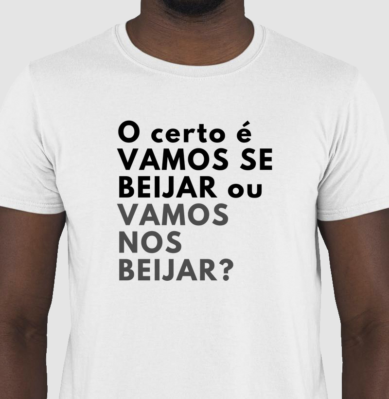 Camiseta Vamos nos beijar