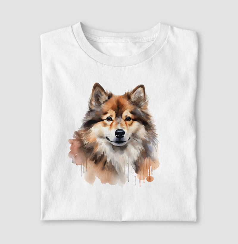  Finnish Lapphund aquarela