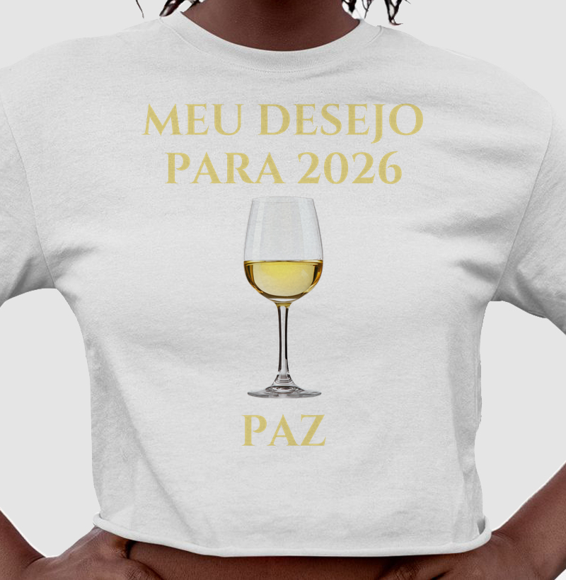 Camiseta Desejo para 2026 - Paz