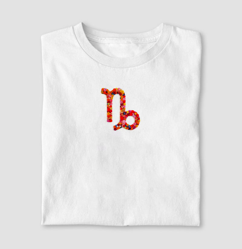 Camiseta Signos FLORES DE CAPRICÓRNIO