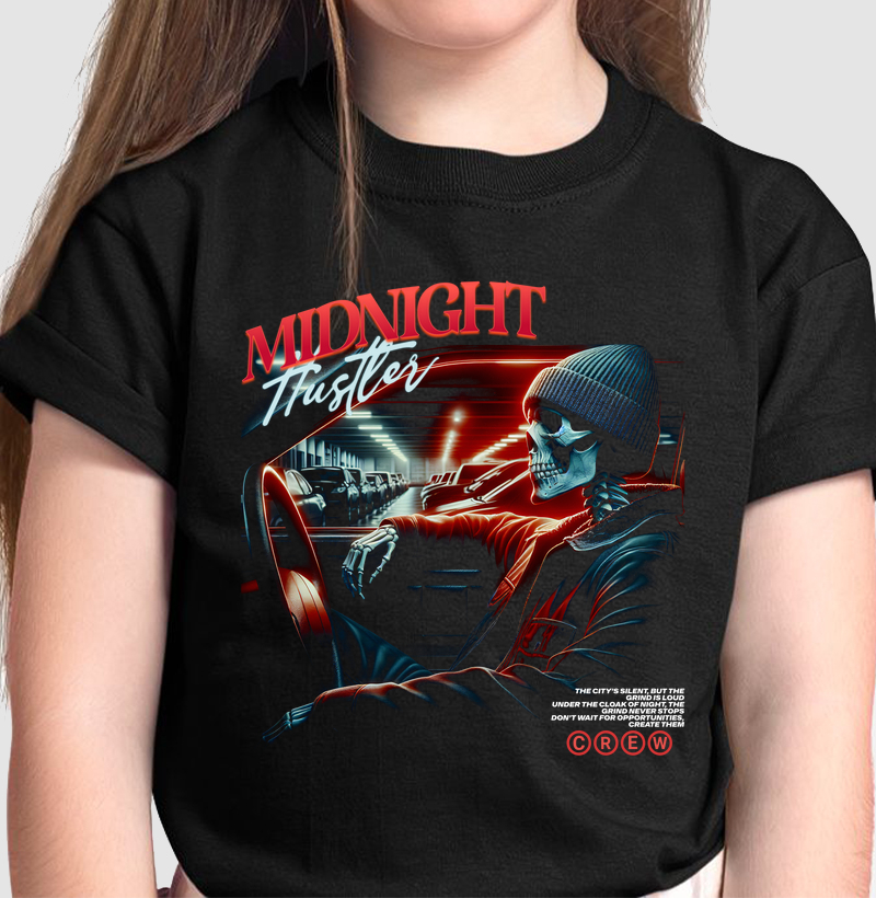 Camiseta Infantil - Midnight Hustler