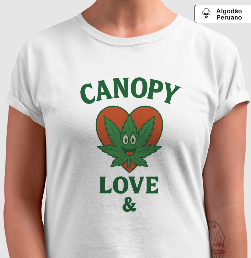 Camiseta Algodão Peruano Love & Leaf
