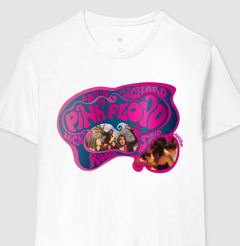 Camiseta Pink Floyd - Arte Psicodélica
