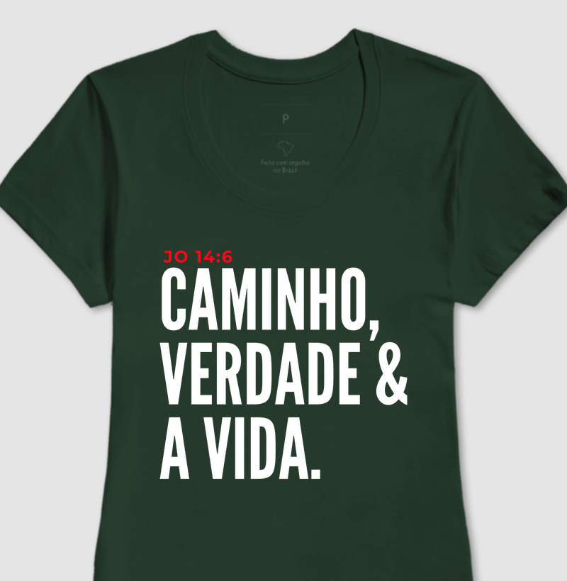 Camisa Verde Jo 14:6
