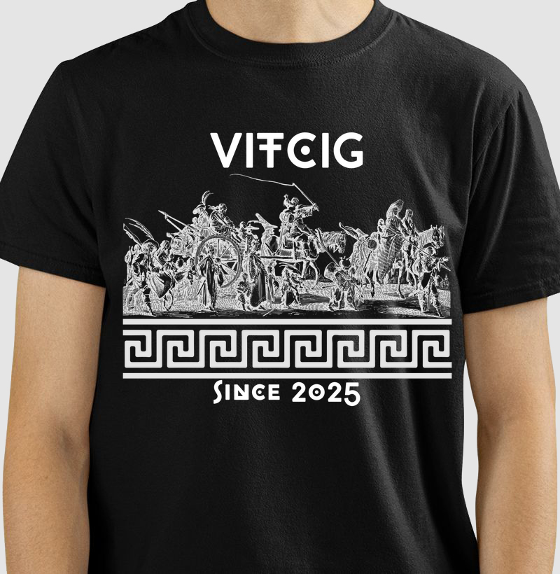 SINCE 2025.  T-SHIRT Black Rom - Coleção VITCIG EXPERT