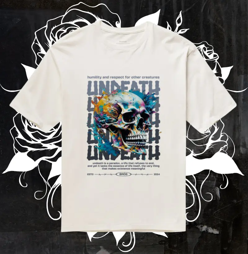 Camiseta Oversized Brós COLOR SKULL