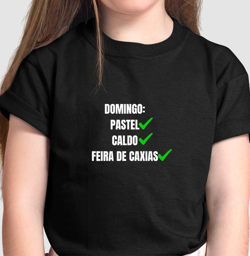 Camisa Infantil Feira de Caixas