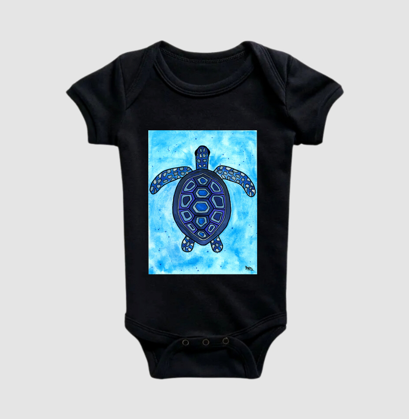 Tartaruga Azul 2.0 - Aquarela