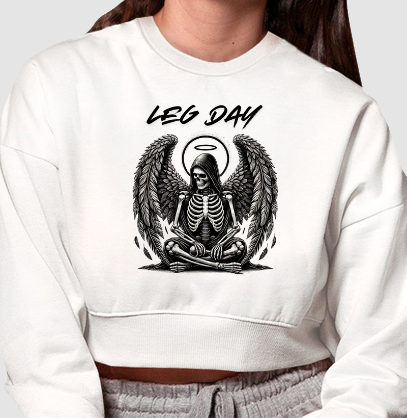 Camiseta Leg Day Caveira