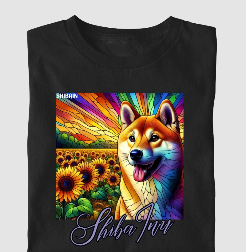 Shiba girassol