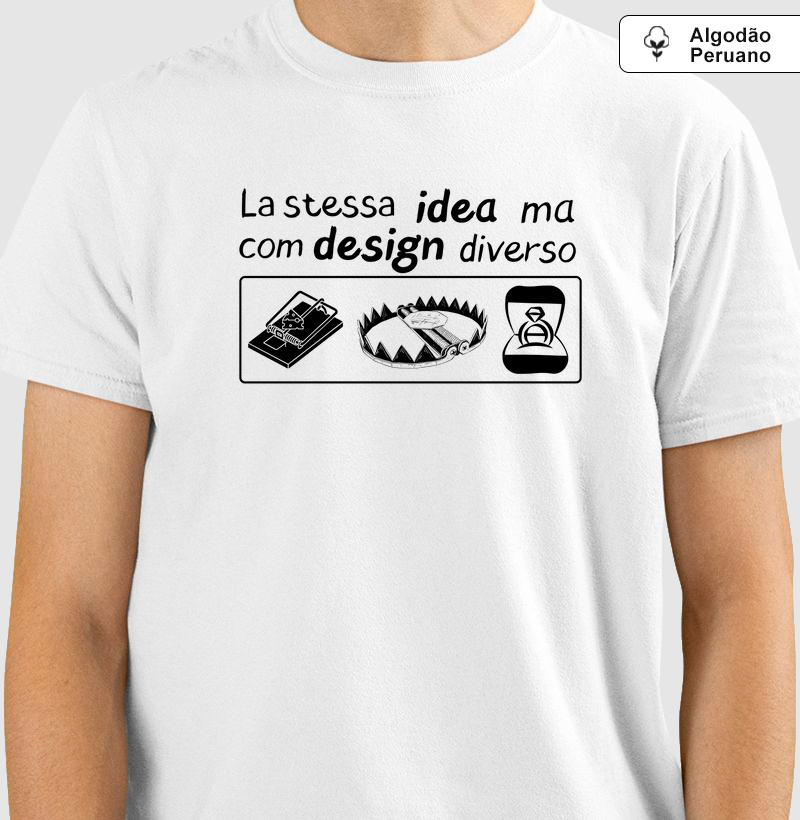 La stessa ideia ma com design diverso