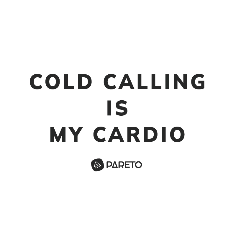 Camiseta Cold Calling is My Cardio