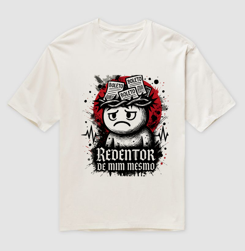 Camiseta “Sobrevivente de Mais um Mês” – Boletos vs. Eu