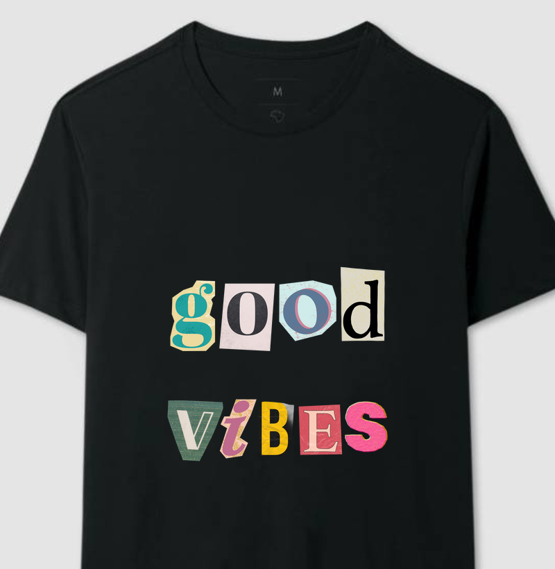 Camiseta Good Vibes wear